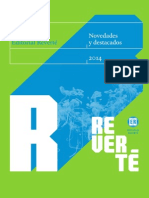 Catalogo Reverte Editores Novedades