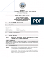 Special Meeting Agenda & Capital Improvements Plan 2015-18 03-31-15