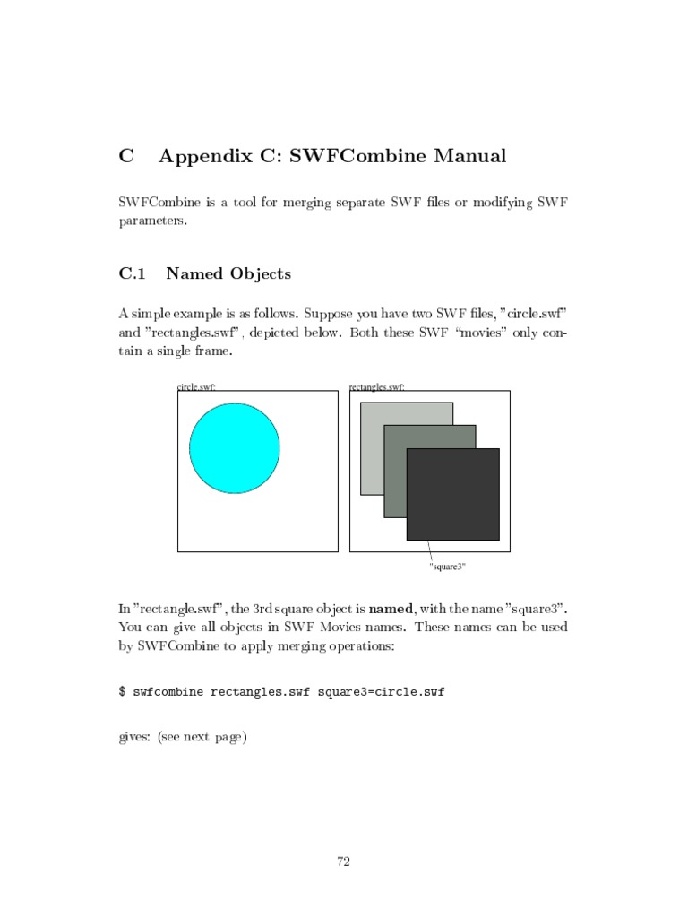 SWF Combine Manual for Merging Files | PDF | Areas Of Computer Science ...