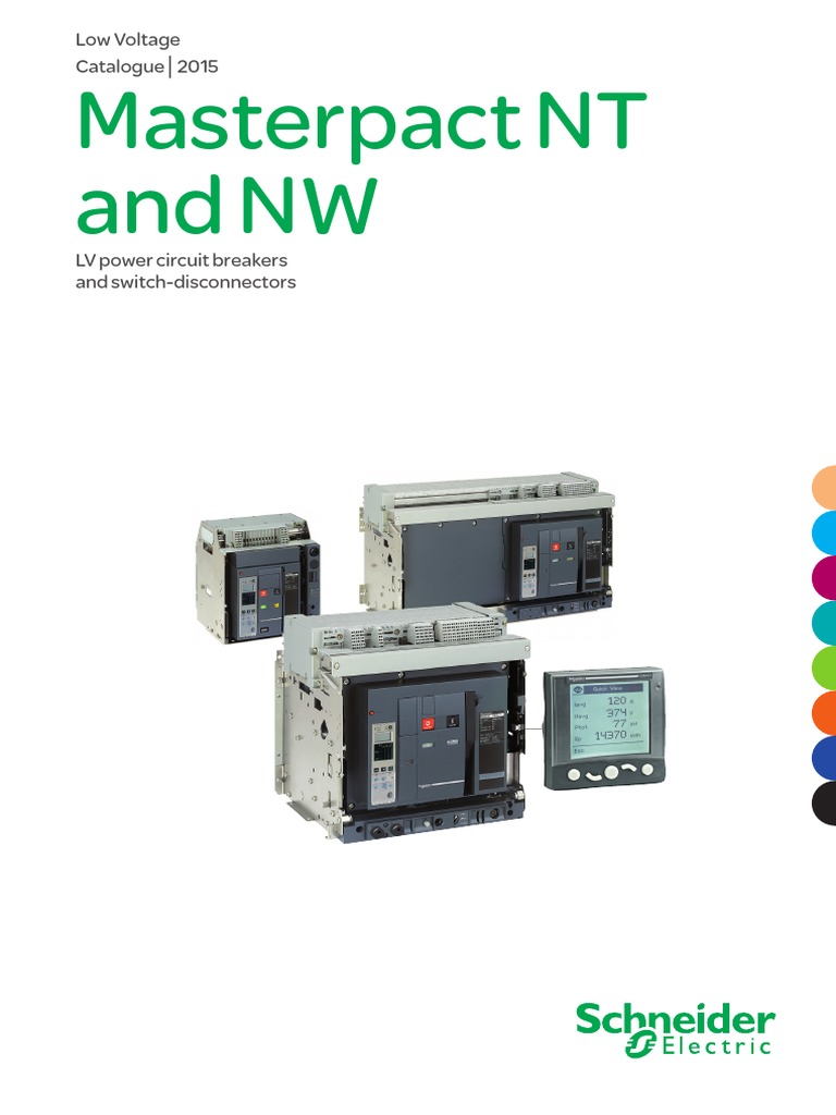 Schneider Electric Masterpact 2015 Catalog Electrical Connector