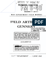 FM 6-40 1945: Field Artillery Gunnery