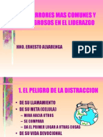 Los Errores Mas Comunes y Peligros en El Liderazgo