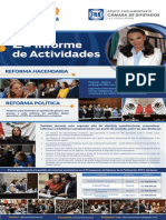 Segundo Informe de Actividades Legislativas y de Gestión de la Dip. Leonor Romero Sevilla.