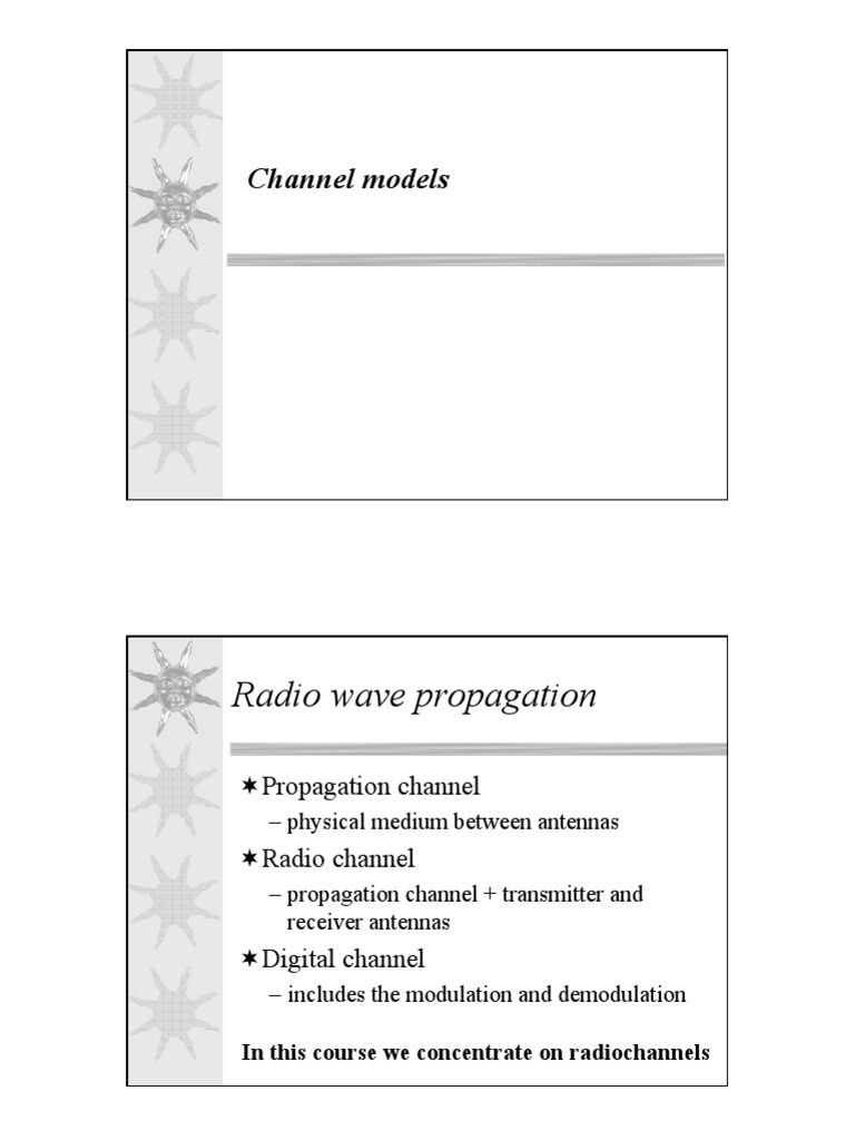 Radio Wave Propagation Models | PDF | Radio Propagation | Radio Wave