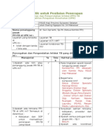 Daftar Tilik Untuk Penilaian Penerapan