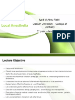 Local Anesthetics Agents