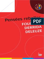 Pensees-Rebelles Foucault, Derrida, Deleuze PDF