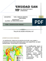 Zonificación urbana y sus elementos clave