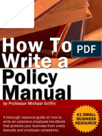 Office Policy Manual Reference Guide