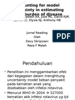 Accounting For Model Uncertainty in Estimating Global Burden