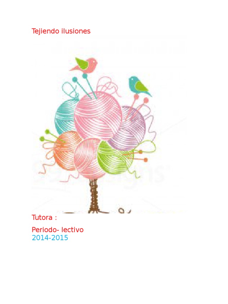 Proyecto de Tejido 01-11-2014 | PDF | Tejer | Creatividad