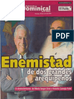 La Enemistad de Dos Grandes Arequipeños, Mario Vargas Llosa y Antonio Cornejo Polar