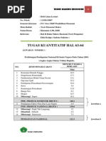 Tugas Teori Makro Ekonomi (Semester 4)