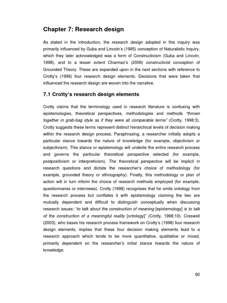 7 Research Design | PDF | Qualitative Research | Focus Group