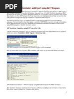 SE63 Smartform Translation and Export Using SLXT Program