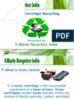 Toner Cartridge Recycling: E-Waste Recyclers India