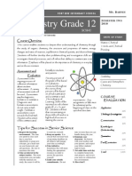 SCH4U Course Outline