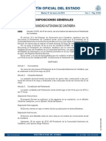 Decreto de Convocatoria Elecciones Autonómicas Cantabria 2015