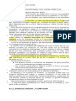 La Filantropía Empresarial Como Ventaja Competitiva