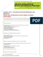 11ª Olimpíada Brasileira de Matemática Das Escolas Públicas - OBMEP