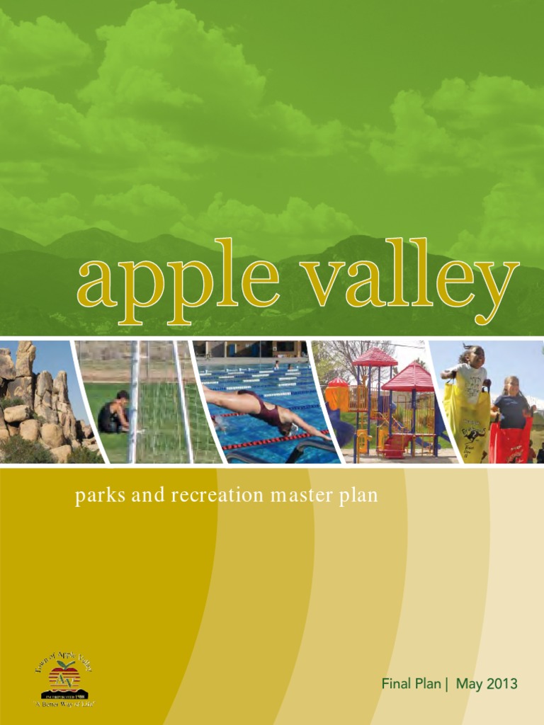 Apple Valley Parks Plan PDF Parks Strategic Planning