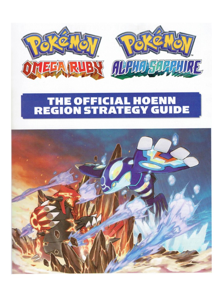 Pokemon Omega Ruby & Pokemon Alpha Sapphire: The Official Hoenn Region  Strategy Guide : Pokemon Company International: : Books