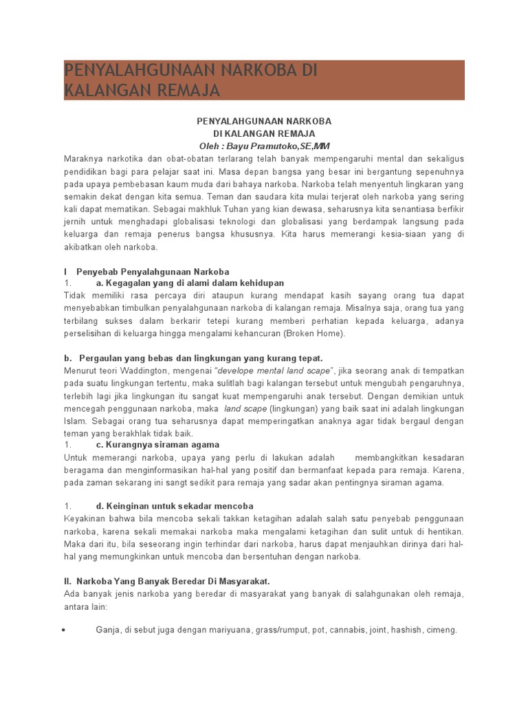 Narkoba Pdf