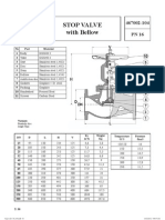 Stop Valve With Bellow: 1 Body GGG40.3