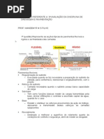 TRABALHO REFERENTE A 1ª AVALIAÇÃO DA DISCIPLINA DE DRENAGEM E PAVIMENTAÇÃO