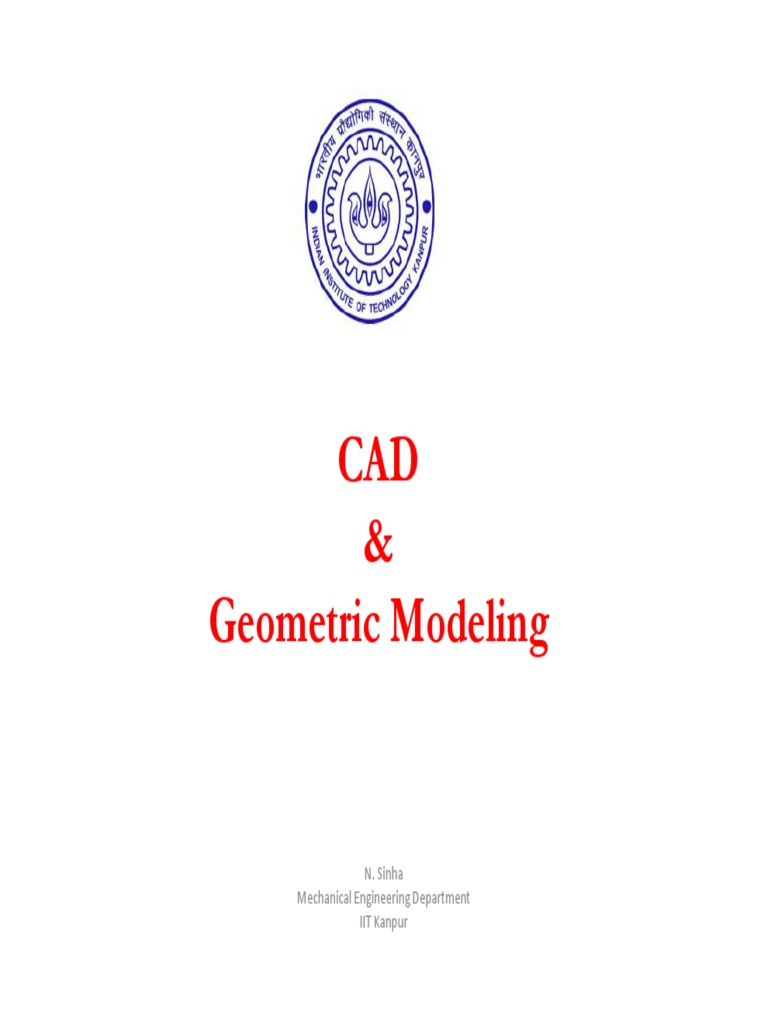 CAD Geometric Modeling in Mechanical Design | PDF
