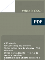 What Is CSS
