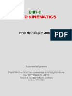 MT Unit 2 A Fluid Kinematics Prof R R Joshi