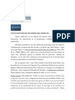 Cinco Minutos de Filosofía Del Derecho