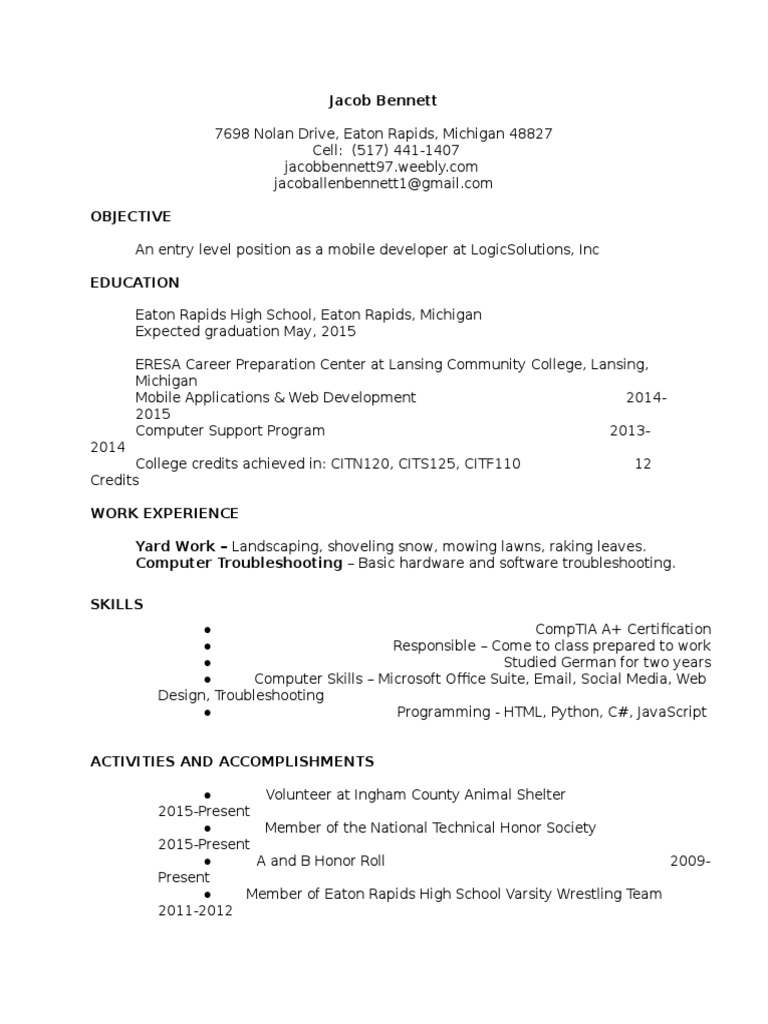 Jacob Bennett | PDF