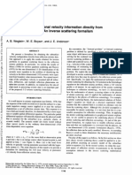 Obtaining three-dimensional velocity information directly from reflection seismic data