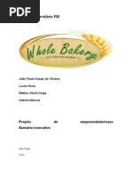 Projeto de empreendedorismo Sumário executivo