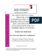 El Mentoring Como Práctica de Intervención