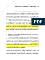 AISENBERG Beatriz, Los Conocimientos Previos en Situaciones de Ensenanza de Las Ciencias Sociales