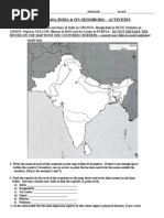 india and its neighbors activity project