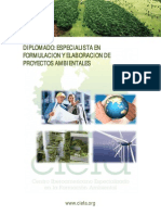 Diplomado Especializado Elaboracion Evualuacion Proyectos Ambientales