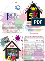 Color For A Cause Flyer Brochure 2015