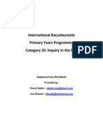 Supplementary Workbook - 3S, Inquiry in the PYP - Babin & Rhoads