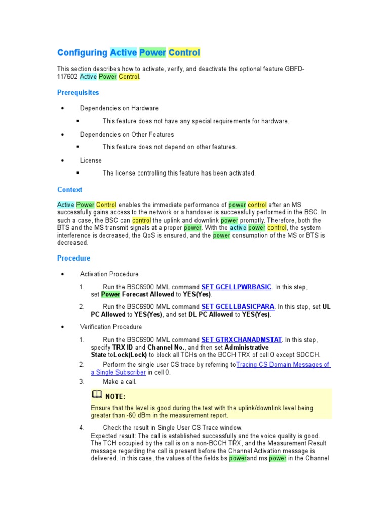 Configuring Active Power Control | PDF