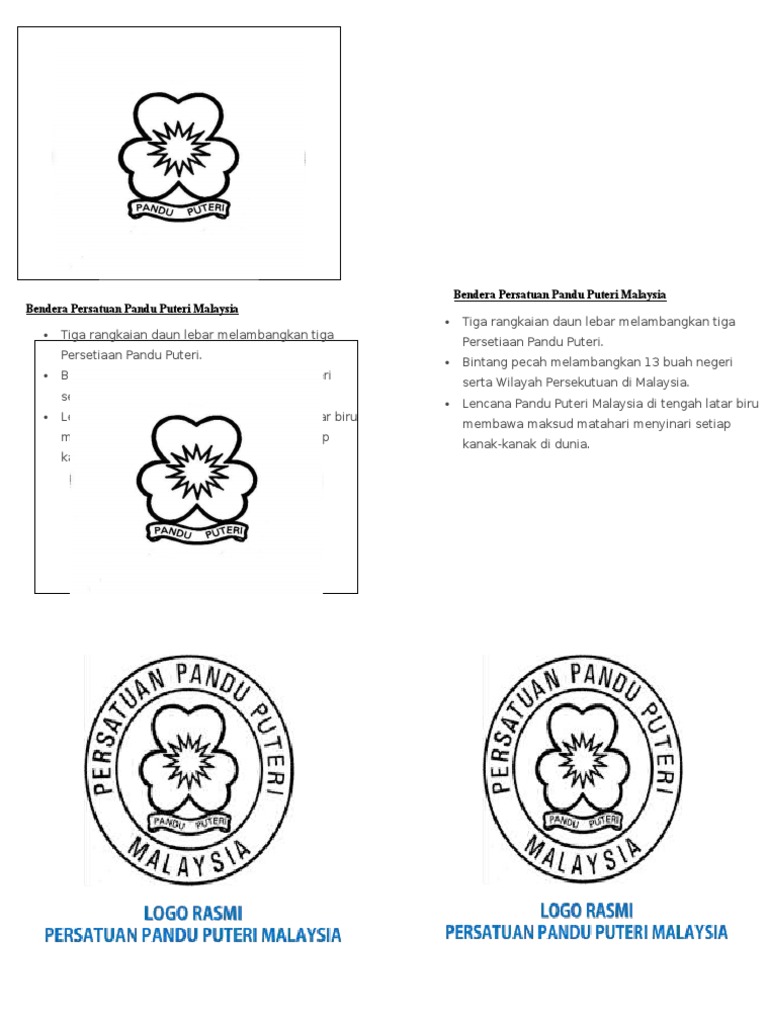 Bendera Persatuan Pandu Puteri Malaysia Pdf