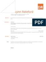 Devynn Releford: Objective