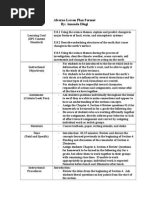 Alverno Lesson Plan Format By: Amanda Dlugi