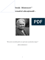 Maria Montessori O Alternativa Educational A