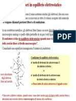 Conduttori in Equilibrio Elettrostatico