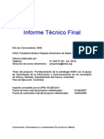 Modelo Informe Tecnico