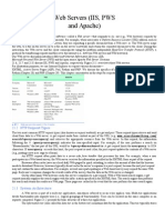 Web Servers (IIS, PWS and Apache) : WW W .D e